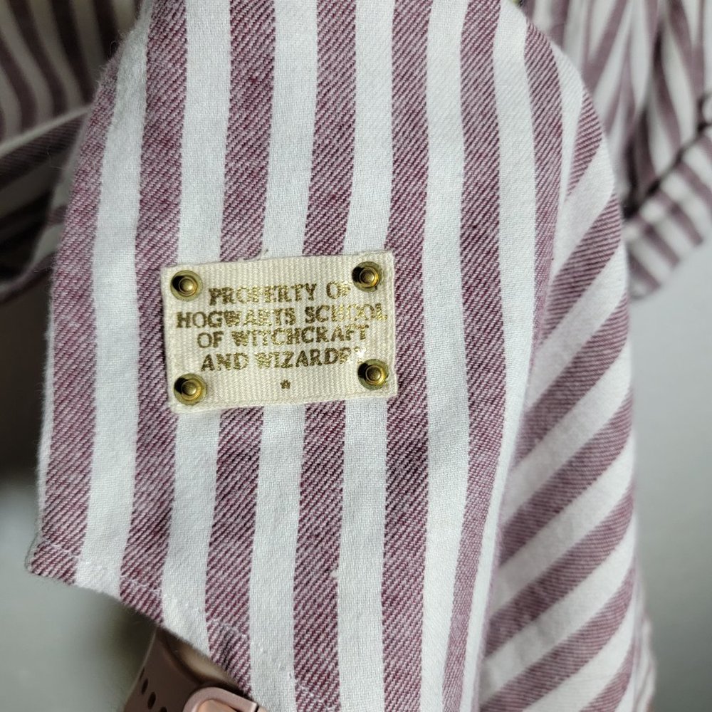 Harry Potter Gryffindor Sleepshirt UK Primark Red White Pajamas Hogwarts Cotton - Picture 9 of 9